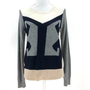 J Crew with Cashmere Sweater Gray Small